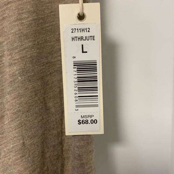 Max Studio Womens Short Heathered Tan Elastic Waist Pullon Skirt Sz L - Picture 3 of 6